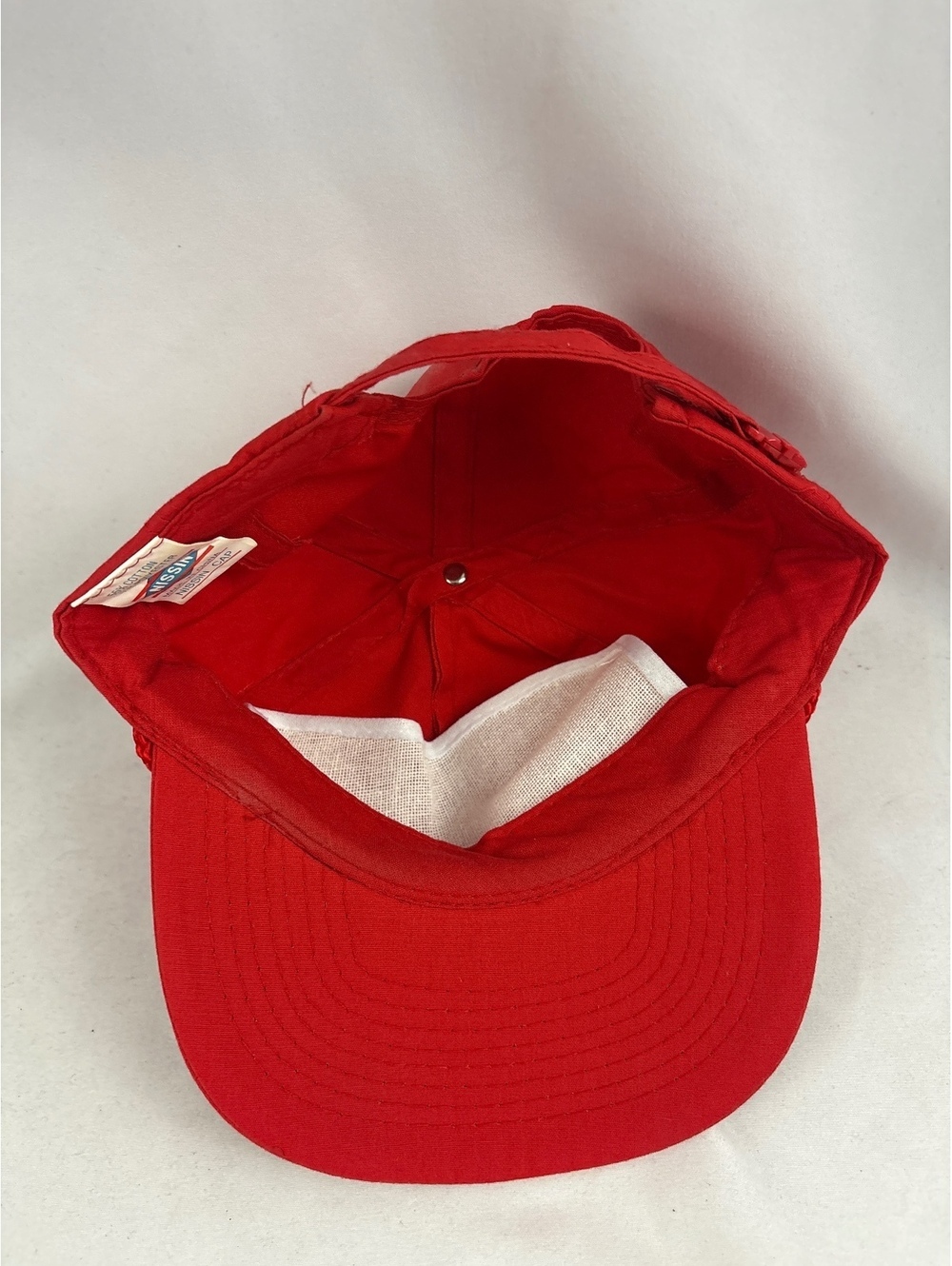 Vintage Red 'Ride Pontiac Ride!' Strapback Hat Adjustable Baseball Cap - Picture 8 of 9